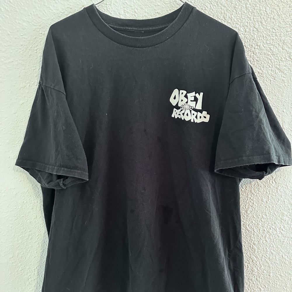 Obey records T-shirt